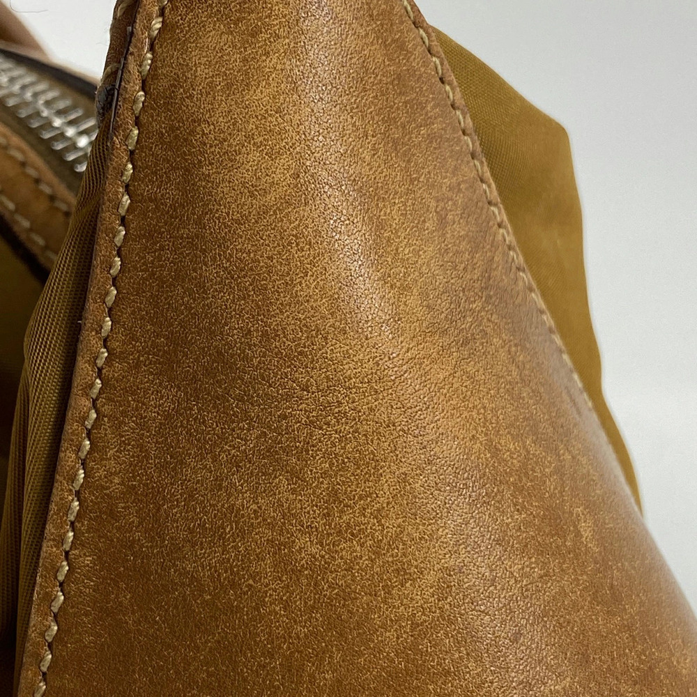 Prada Logo Plate Shoulder Bag Crossbody Brown - Picture 5 of 7